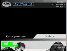 Tablet Screenshot of kravmagavalby.dk